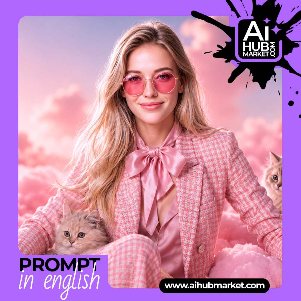 Prompt Pink Cloud Fantasy