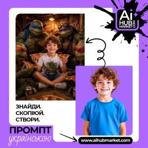 Хлопчик з піцою серед Черепашок Ніндзя