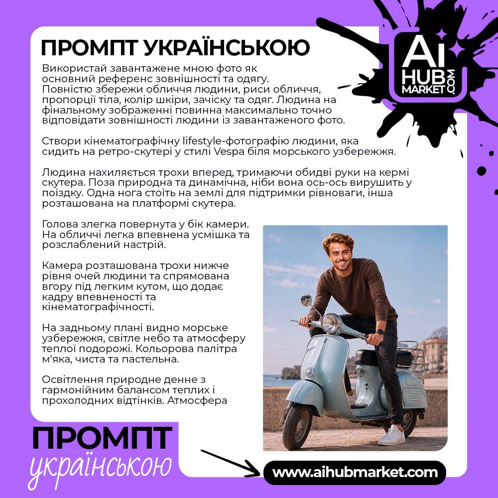 Промпт Подорож на Скутері