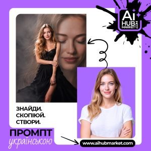Портрет жінки в чорній сукні з емоційним виразом