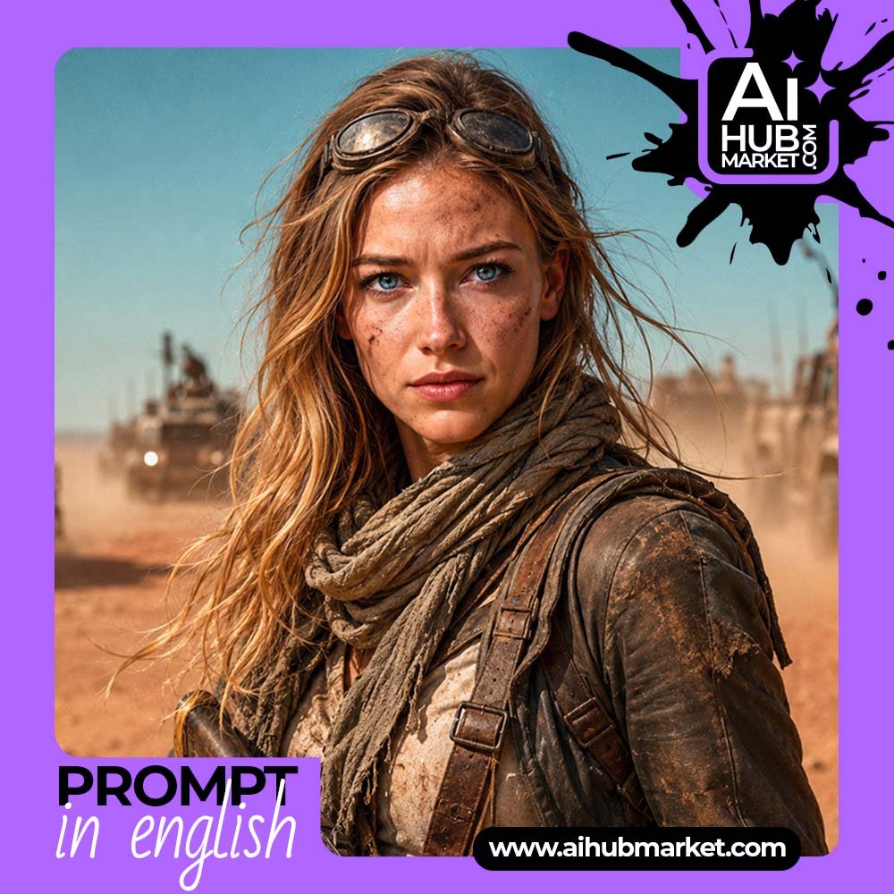 Prompt Post-Apocalyptic Desert Survivor
