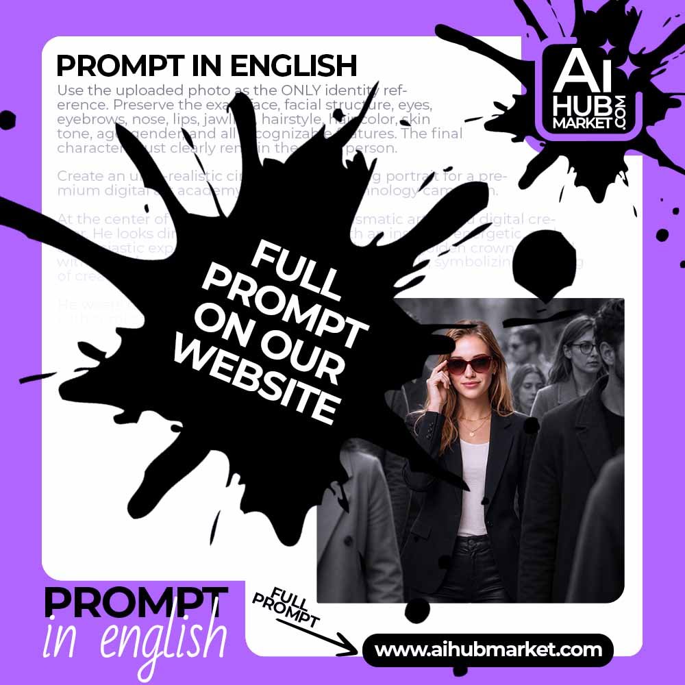 Prompt Premium Optical Ad with Person Photo