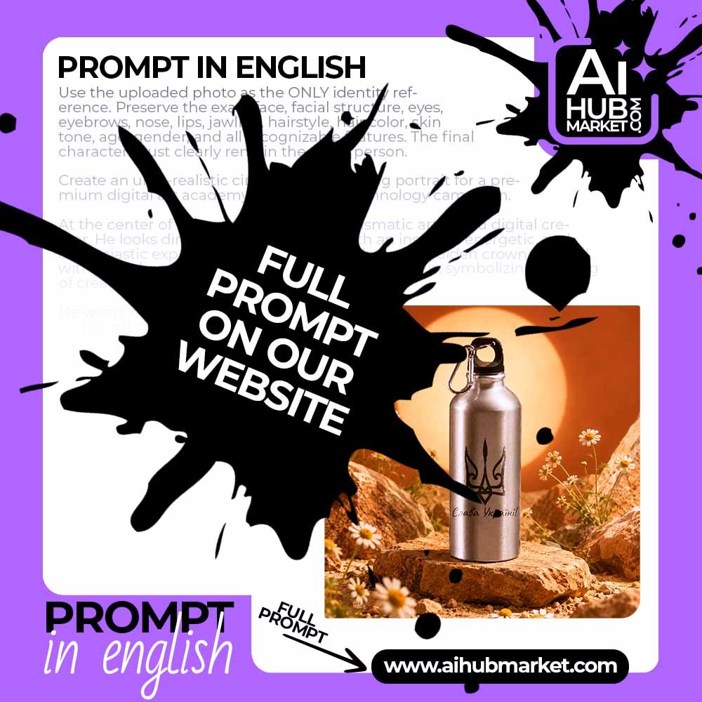 Prompt Premium Product on a Stone Pedestal