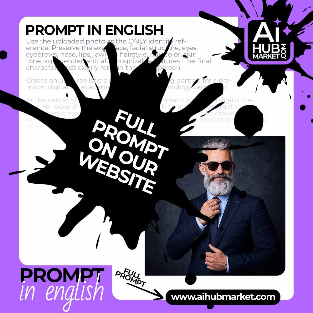 Prompt Prestige Business Portrait with Sunglasses from Photo