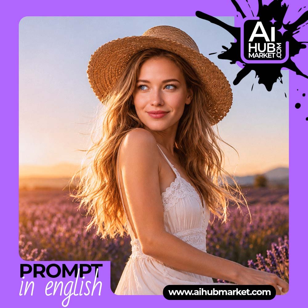 Prompt Provence Lavender Sunset
