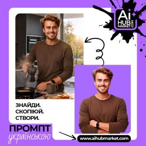 Чоловік готує каву на кухні