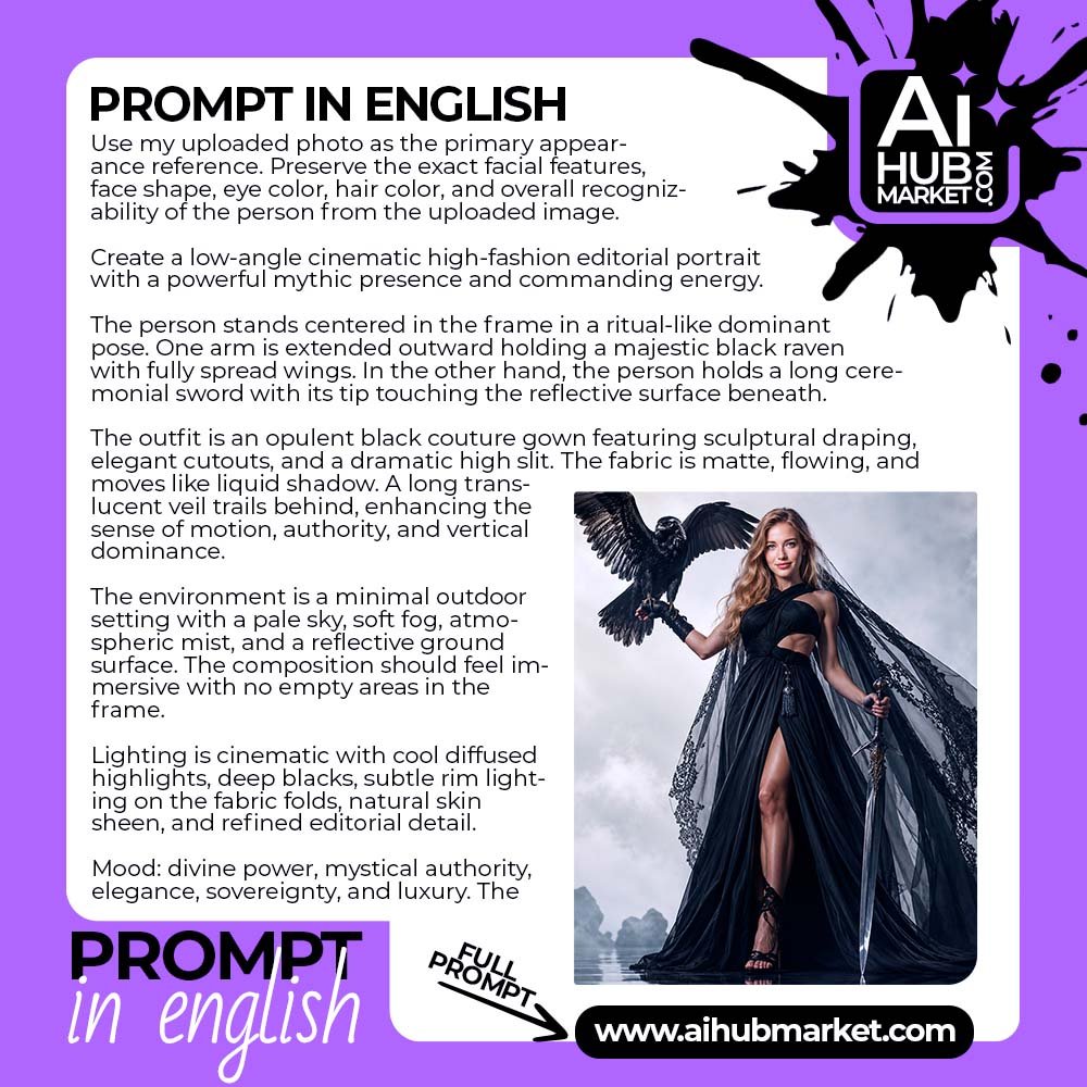 Prompt Raven Priestess