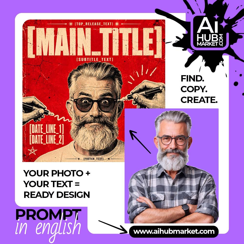 Prompt Retro Movie Poster