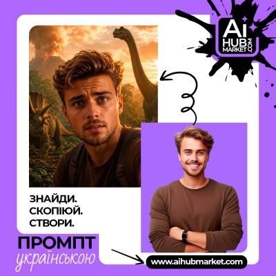 Селфі чоловіка серед динозаврів