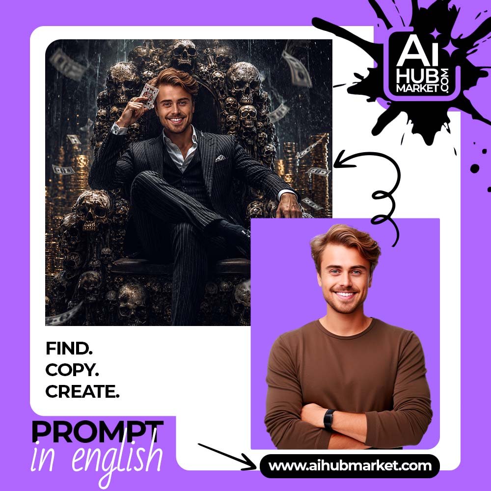 Prompt Skull Throne and Money Rain