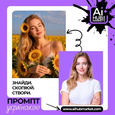 Жінка серед соняшників з усмішкою