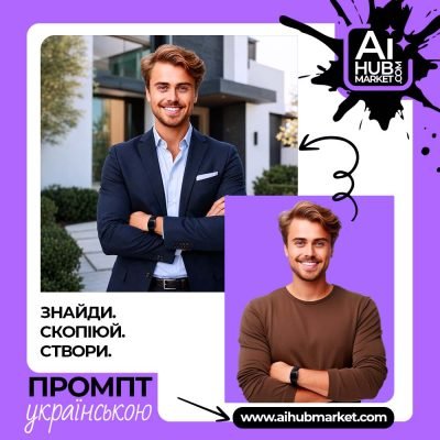 Сучасний бізнесмен біля преміальної нерухомості