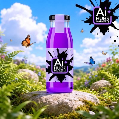 Prompt Sunny Meadow Product Scene from Product Photo — generation result example
