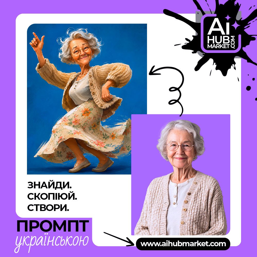 Промпт Танцююча Бабуся