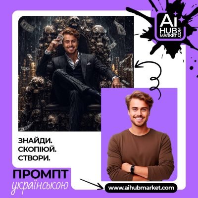 Трон із черепів на фоні грошового дощу