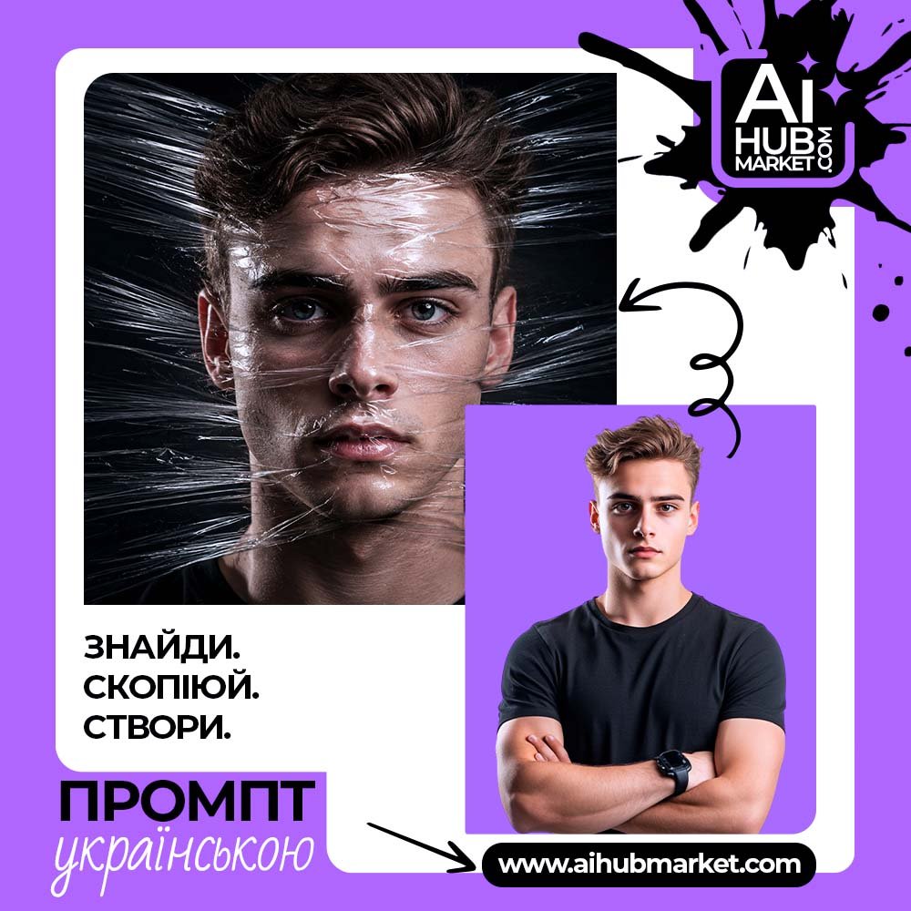 Промпт трилер-портрет у плівці