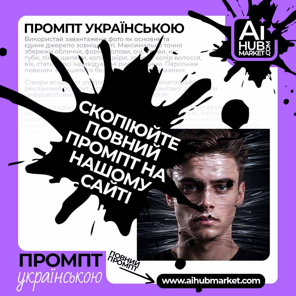 Промпт трилер-портрет у плівці