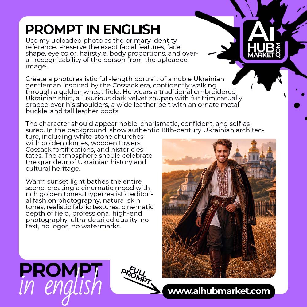 Prompt Ukrainian Nobleman