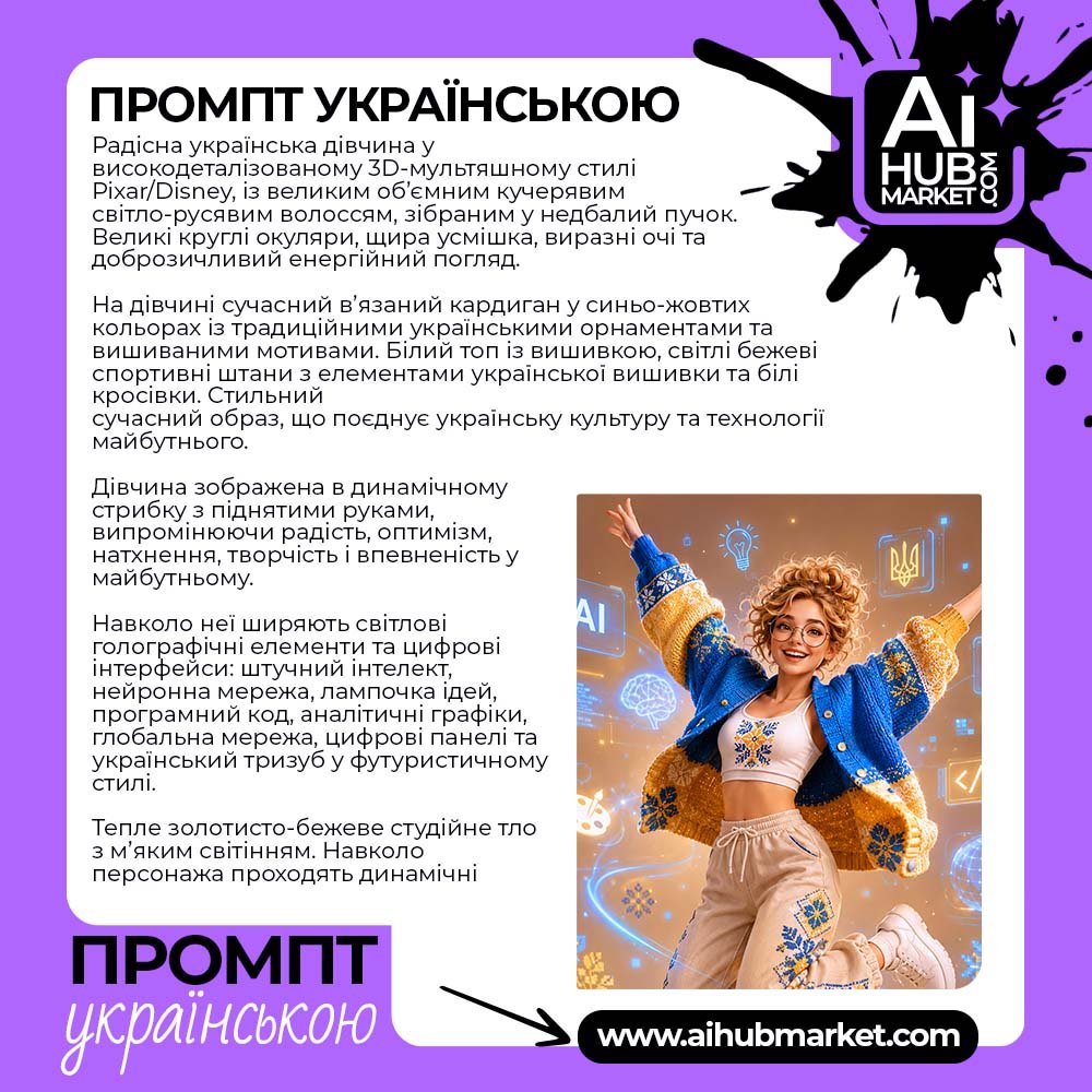 Промпт Українська AI-Дівчина