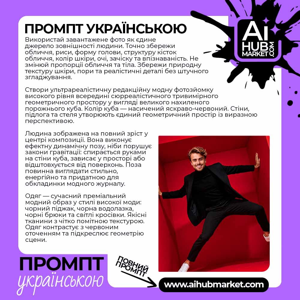 Промпт Усередині Червоного Куба