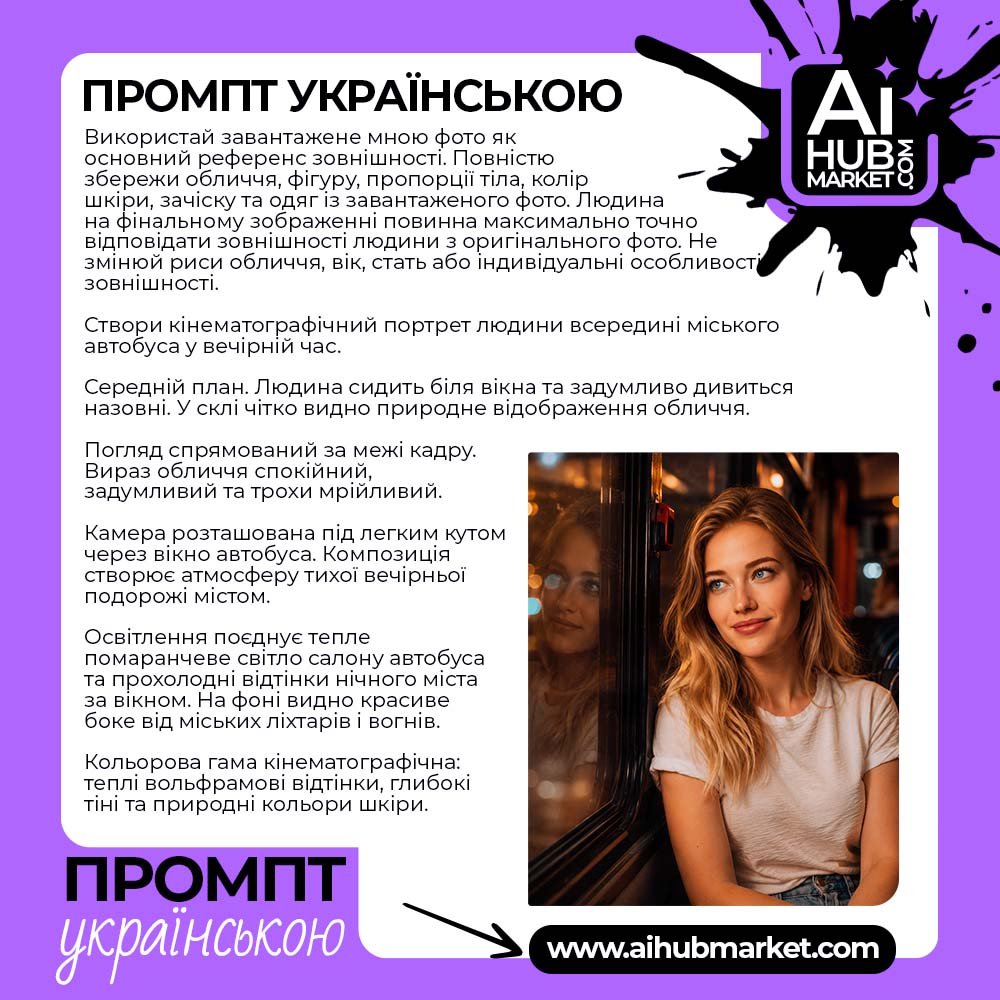 Промпт Вечірня Подорож Автобусом