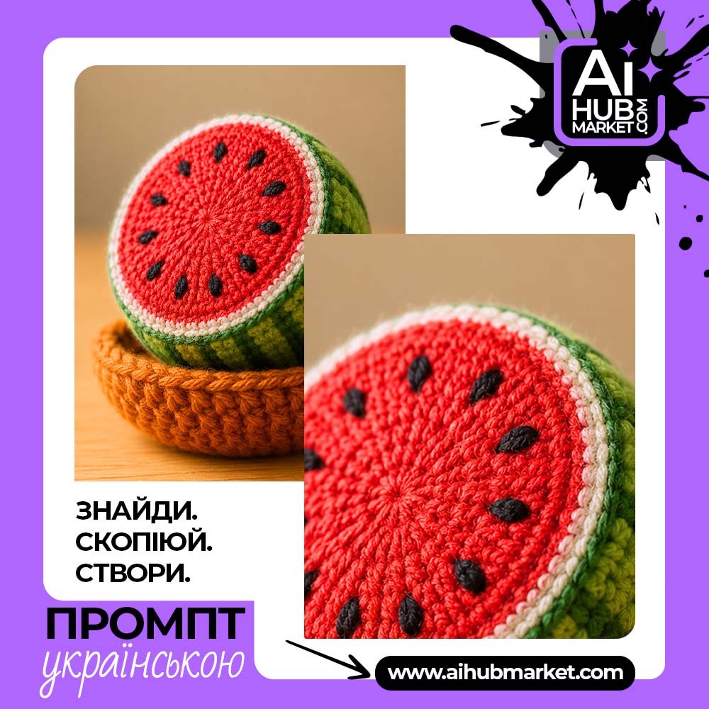 Промпт В'язаний Кавун
