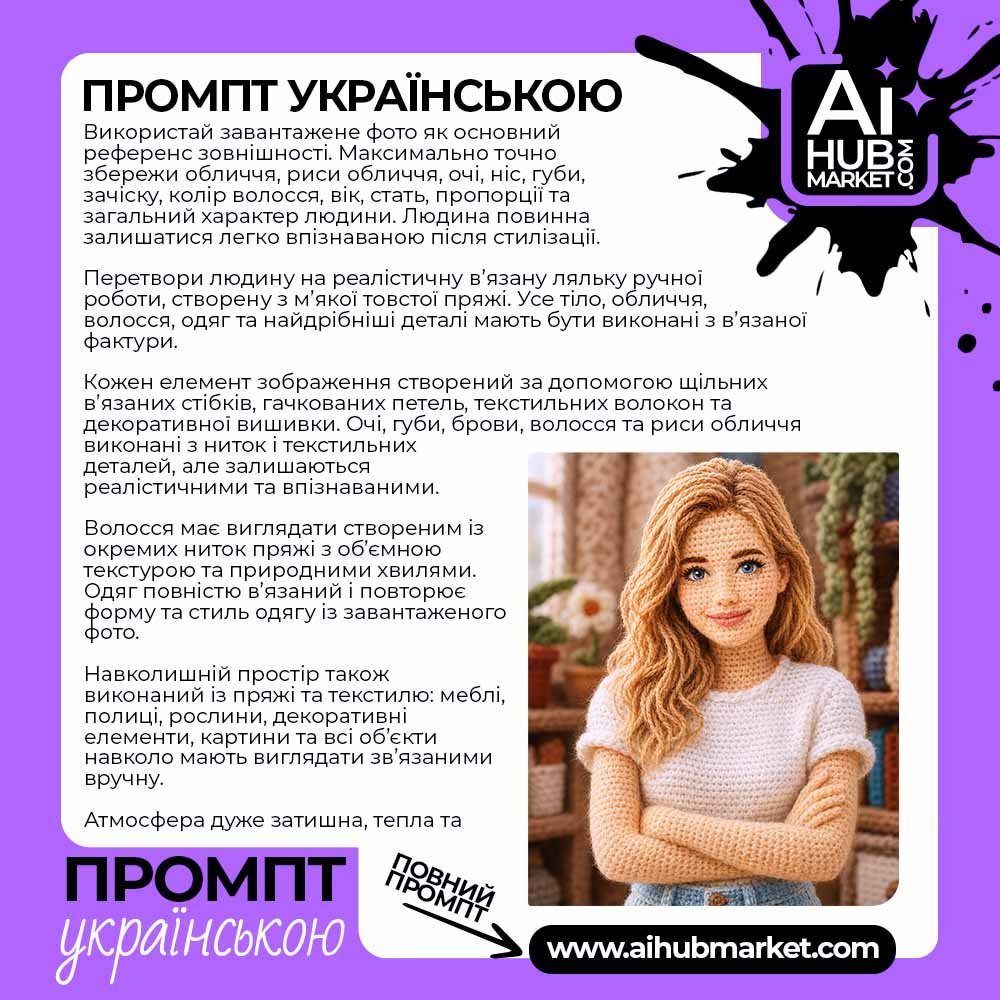 Промпт В’язаний Світ
