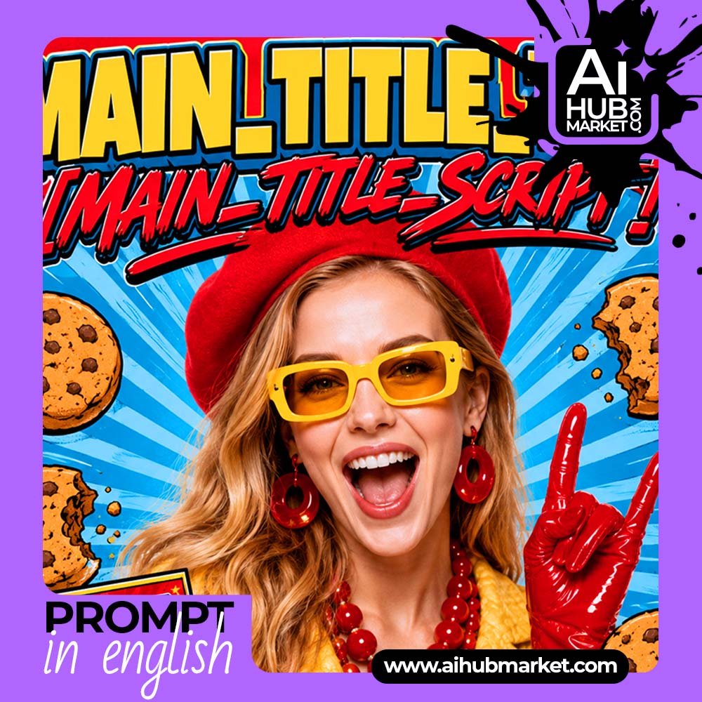 Prompt Viral Pop-Art Product Poster from Photo