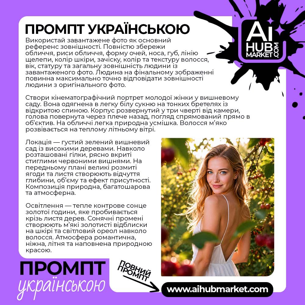 Промпт Вишневий Сад