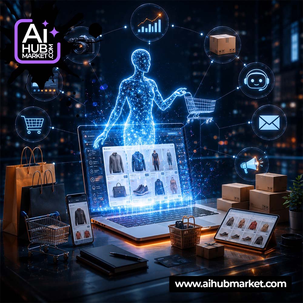 AI для ecommerce - готові промпти від AIHubMarket