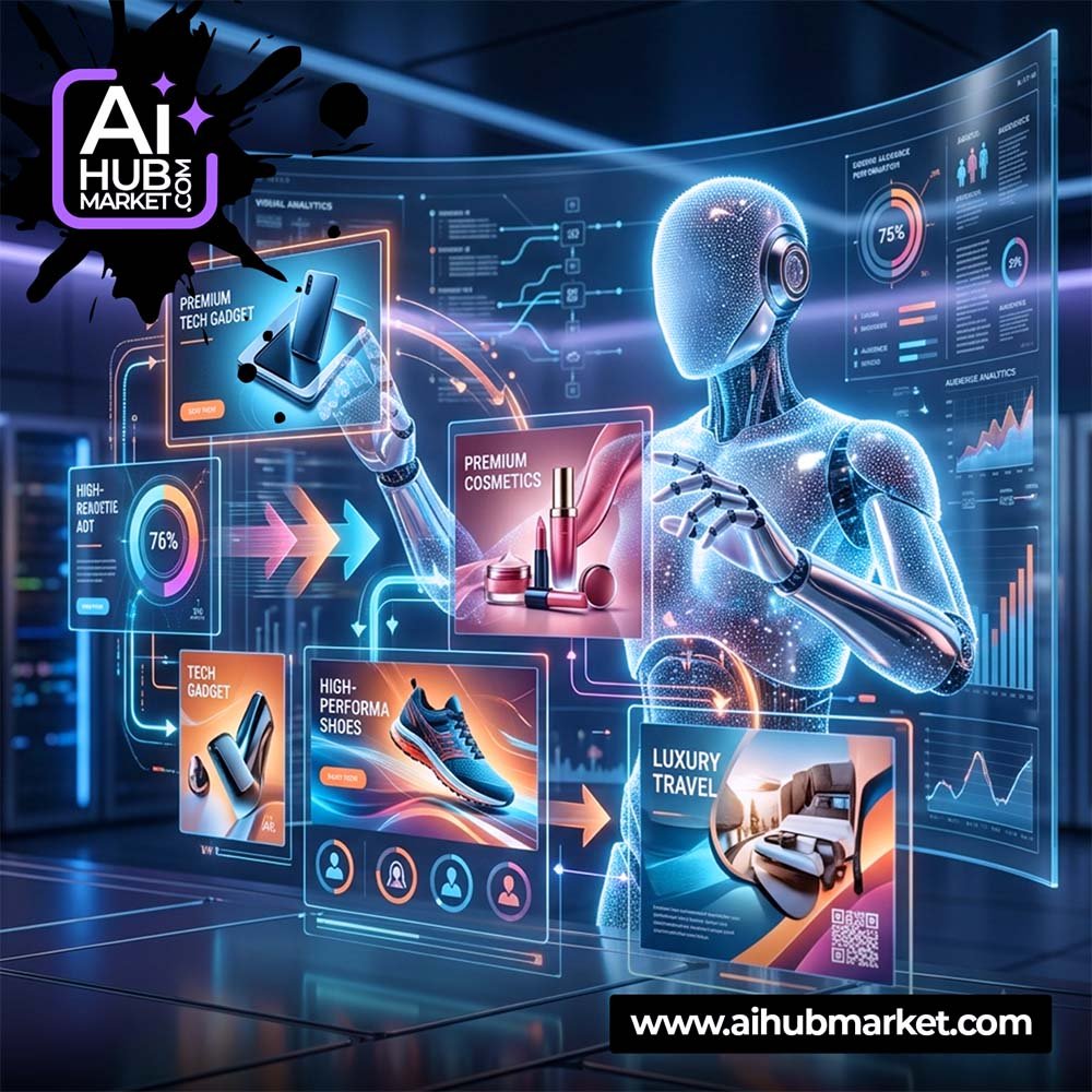 AI advertising banner prompt for creating stunning marketing visuals