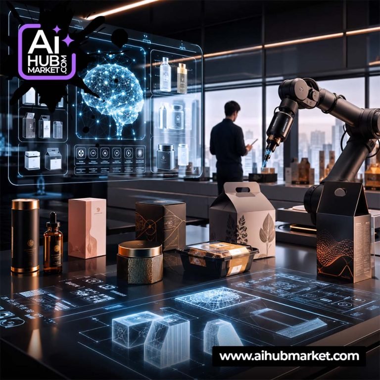 AI packaging design prompt for innovative product packaging