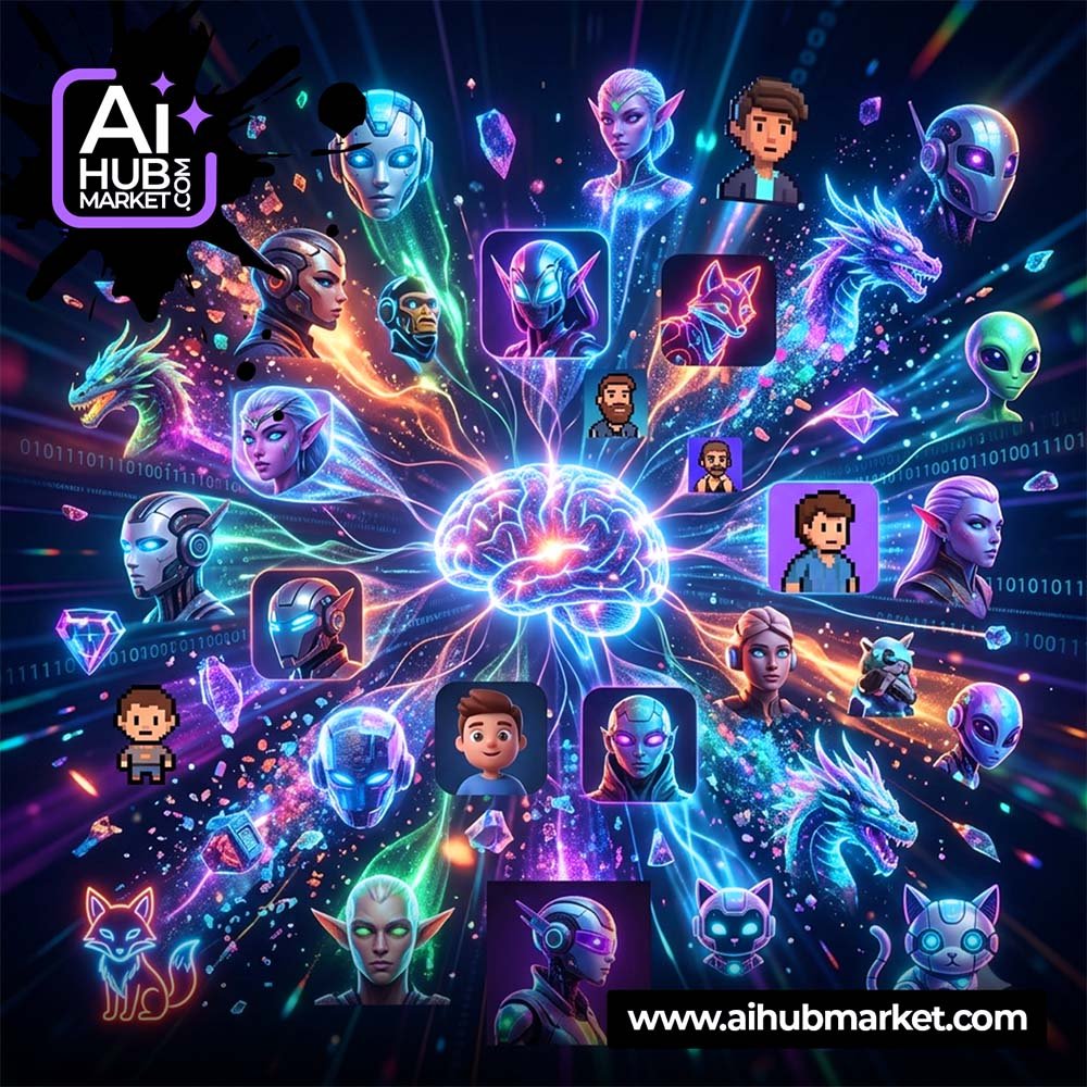 AI Discord аватар створений за допомогою промпта