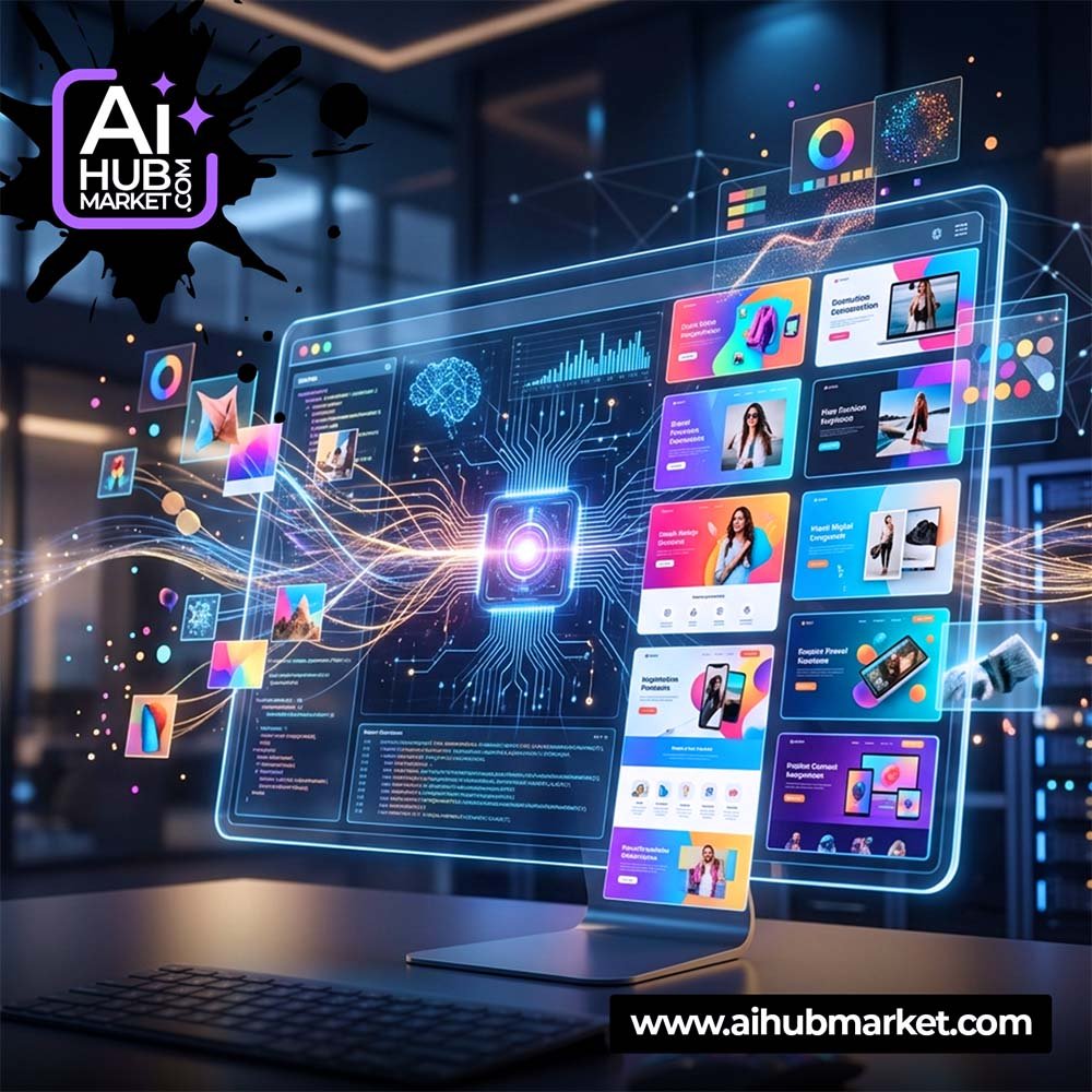 AI банери сайту через AIHubMarket