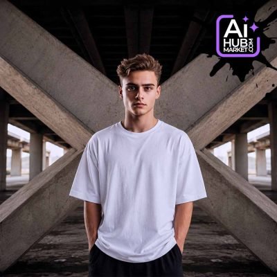 Prompt Brutalist Portrait Under the Overpass — generation result example