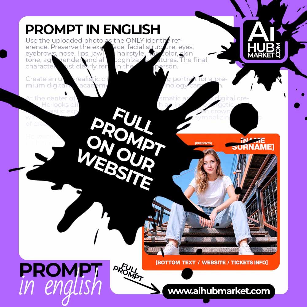 Prompt Clean Pop Event Poster from Photo