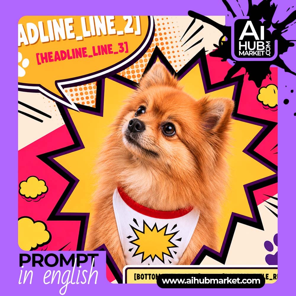 Prompt Dog Event Pop Art Poster