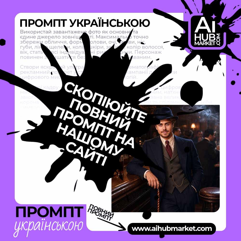 Промпт Джентльмен старого бару
