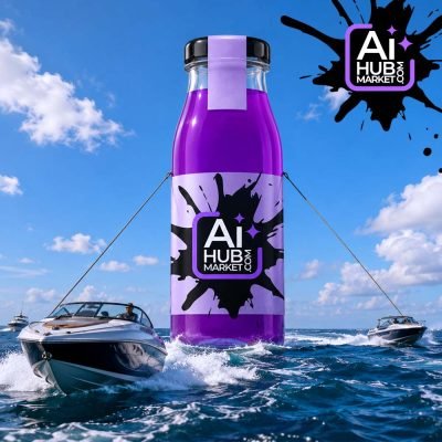 Prompt Epic Ocean Product Ad — generation result example