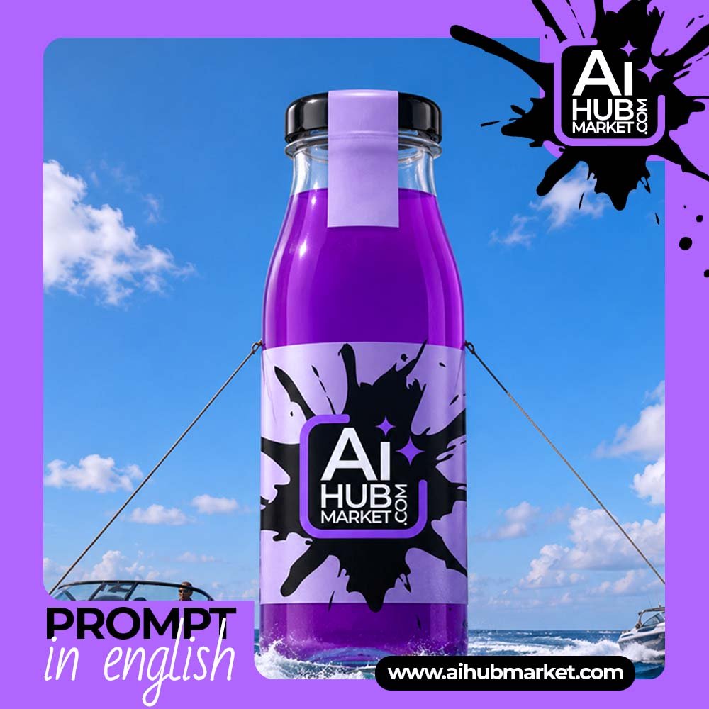 Prompt Epic Ocean Product Ad