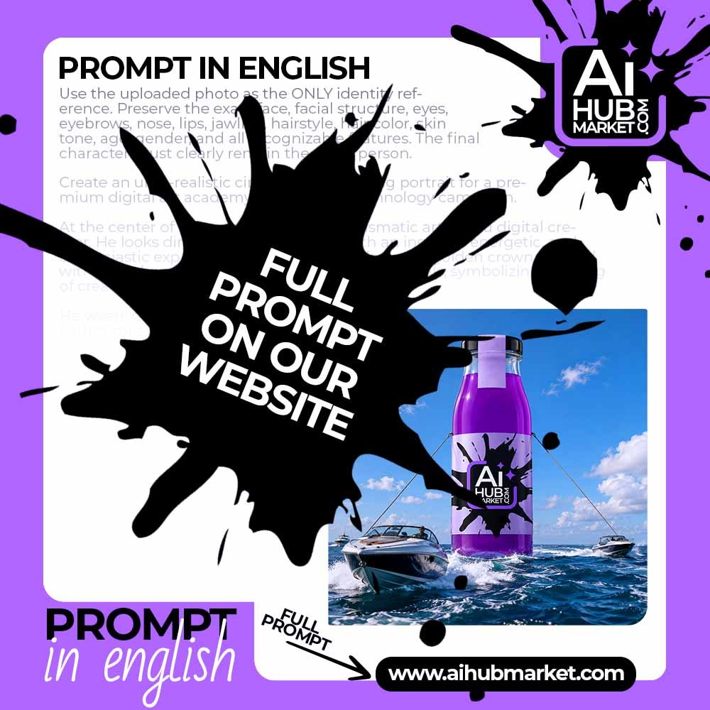 Prompt Epic Ocean Product Ad