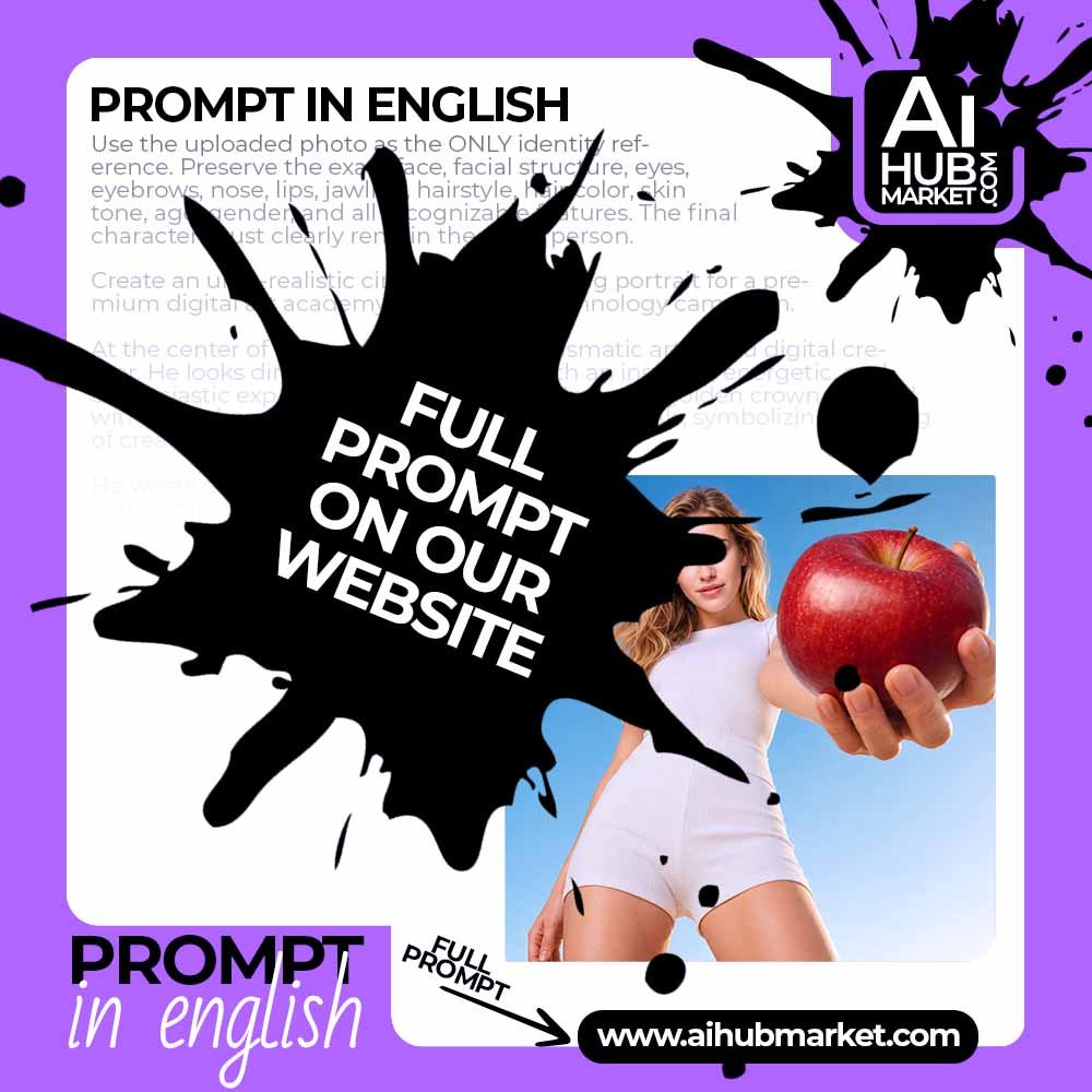 Prompt Fresh Apple Close-Up Prompt