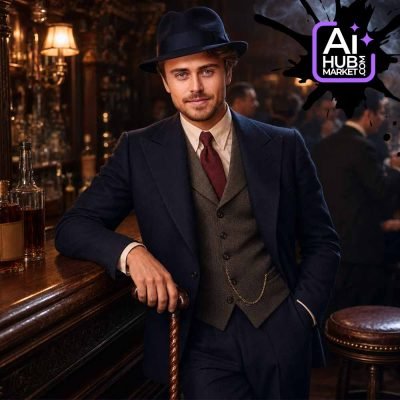 Prompt Gentleman of the Old Bar — generation result example