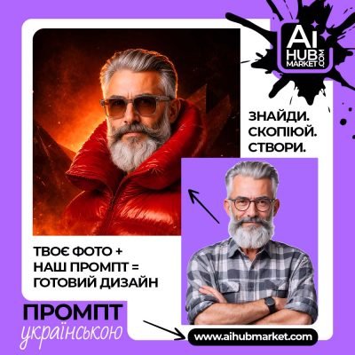 Кінематографічний портрет чоловіка у червоному пуховику