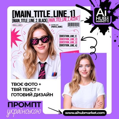 Креативний профіль у рожевій сітці з фото