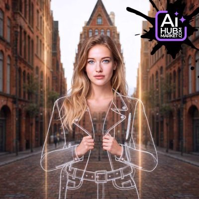 Prompt Merging with the City — generation result example