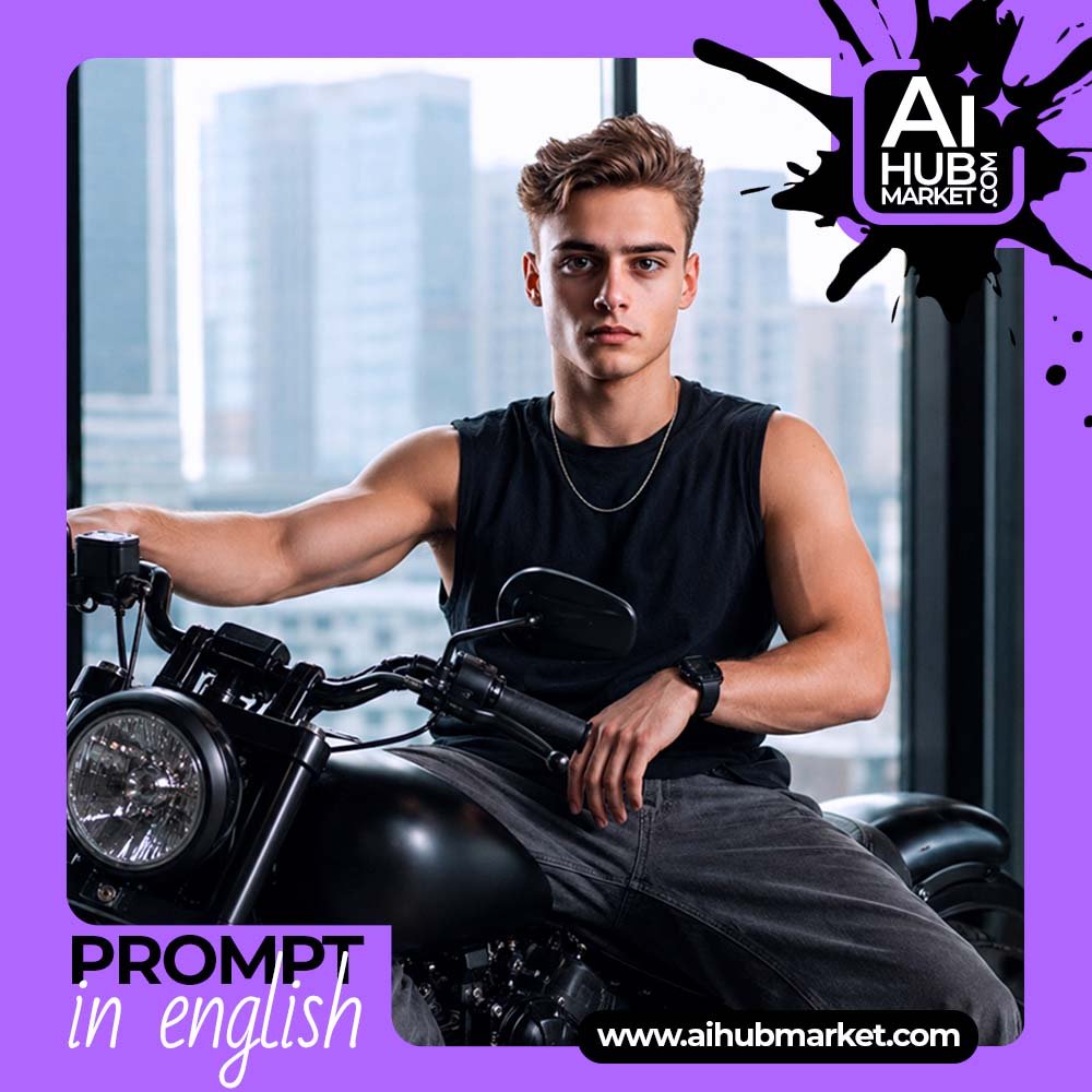Prompt Motorcycle Portrait