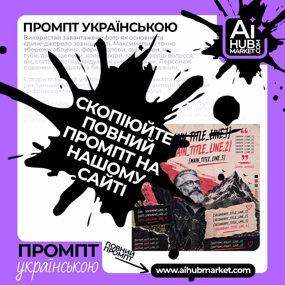 Промпт Мотиваційний колажний постер із піднятим кулаком