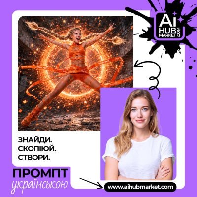 Портрет з помаранчевими елементами