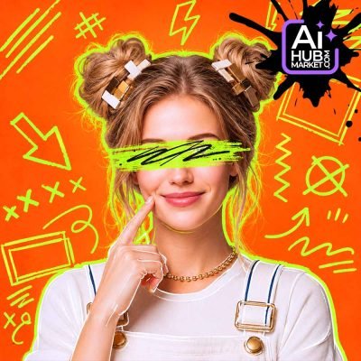 Стильний fashion-портрет на кольоровому фоні